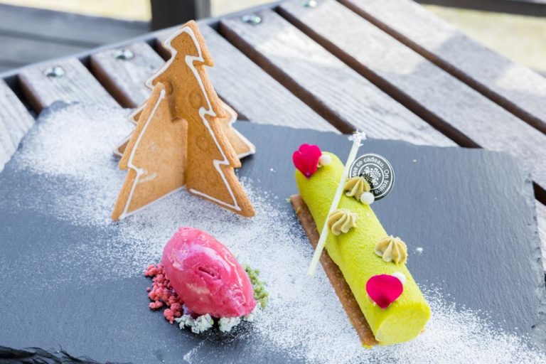 LEVRE and BONのピスタシューのアシェットデセール│長野を食べ歩き