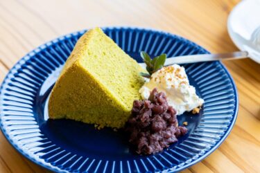 Olika Cafeの抹茶シフォンケーキ はいしゃの食べ歩き Olika Cafeの抹茶シフォンケーキ はいしゃの食べ歩き
