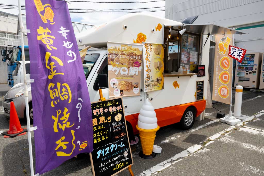 鯛焼きキッチンカーの上物