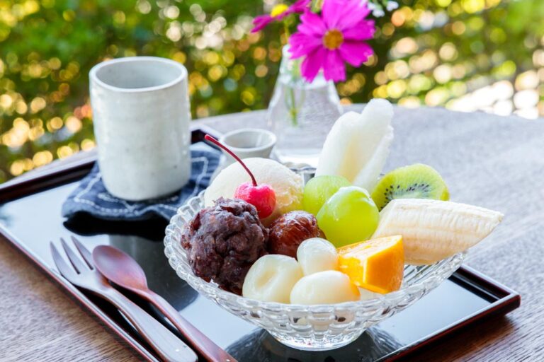 あさま茶房の白玉フルーツあんみつ│長野を食べ歩き