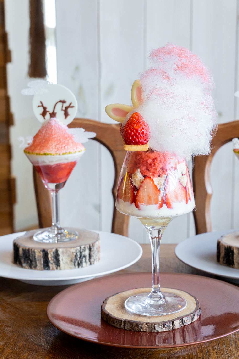 dessert & cafe Dekoで2023年の干支パフェと紅白パフェと月うさぎ